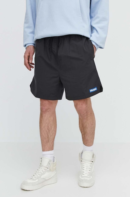 HUGO Blue pantaloni scurți panza negru 50511209