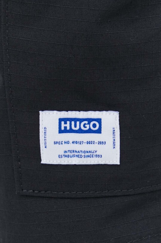 HUGO Blue pantaloni scurți din bumbac negru 50517924