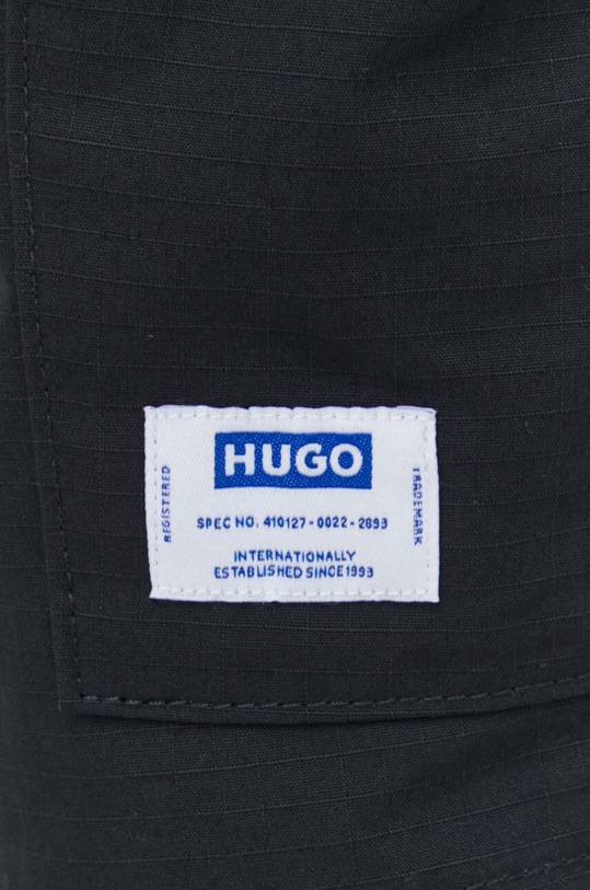 Бавовняні шорти Hugo Blue чорний 50517924