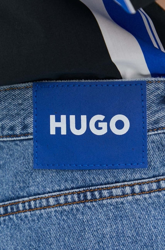 Rifľové krátke nohavice Hugo Blue modrá 50511586