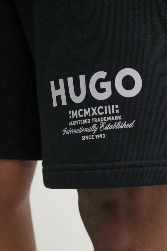 Hugo Blue pantaloni scurti din bumbac negru 50510728