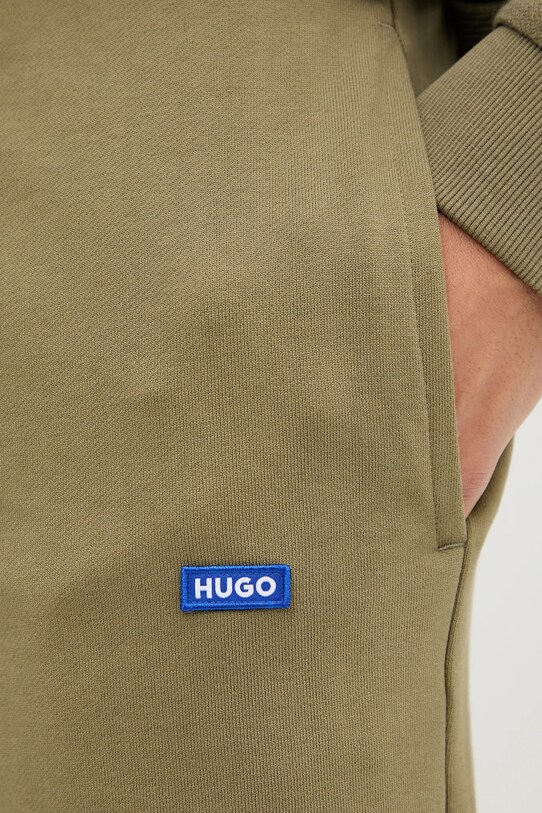 Хлопковые шорты Hugo Blue зелёный 50522364