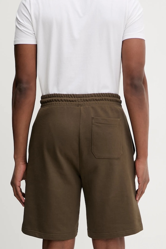 Ρούχα Βαμβακερό σορτσάκι Hugo Blue Nasensio 50522364 καφέ