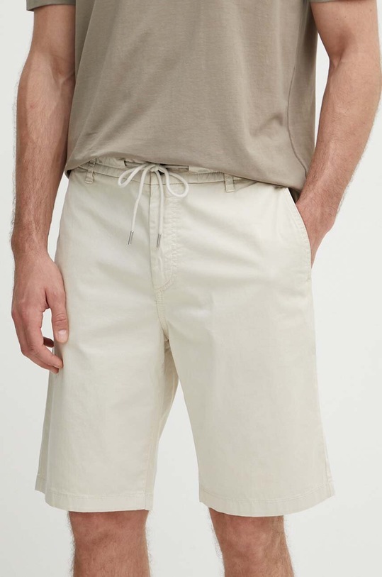 Kratke hlače Boss Orange s elastinom bež 50509481