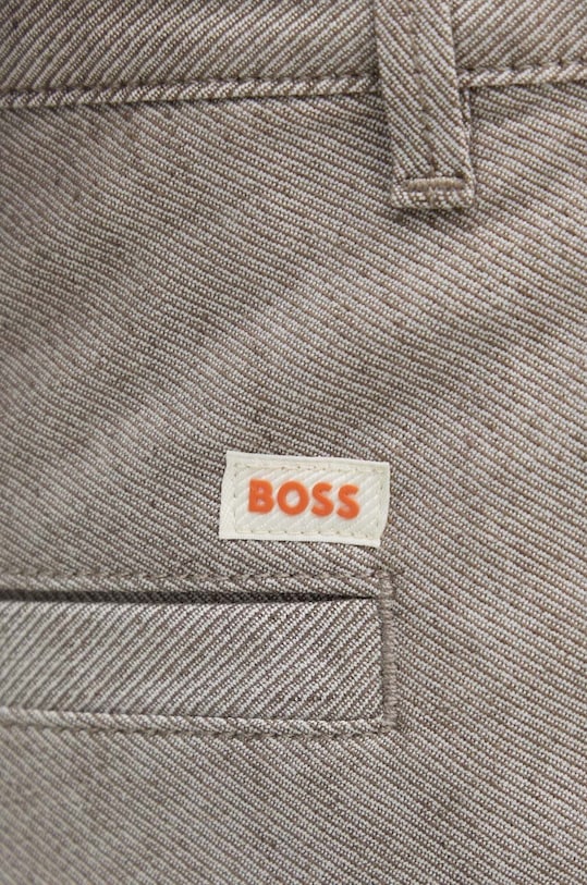 BOSS Orange szorty z domieszką lnu 50513017
