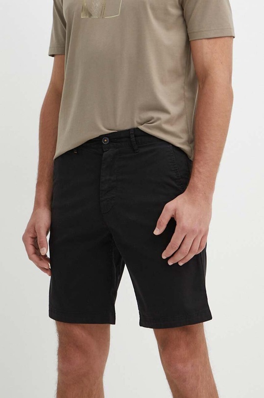 BOSS Orange szorty z elastanem czarny 50513026
