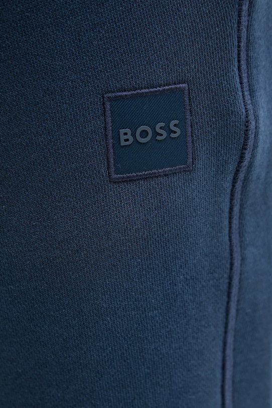 Bavlnené šortky BOSS Orange Sewalk tmavomodrá 50511726