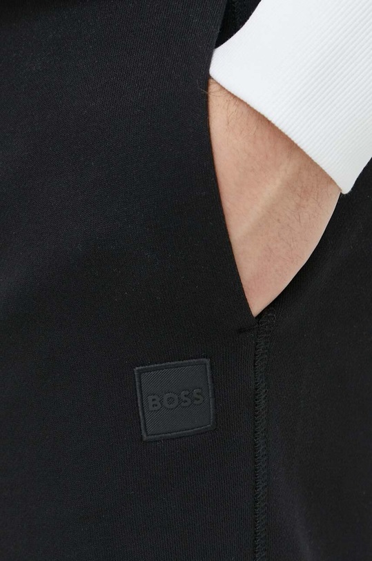 BOSS Orange szorty bawełniane czarny 50511726