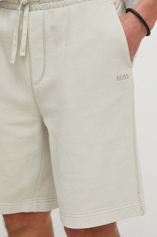 BOSS Orange pantaloni scurți din bumbac verde 50516906