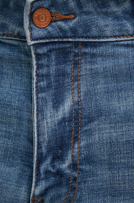 Rifľové krátke nohavice Armani Exchange 3DZJ65.Z1XBZ modrá