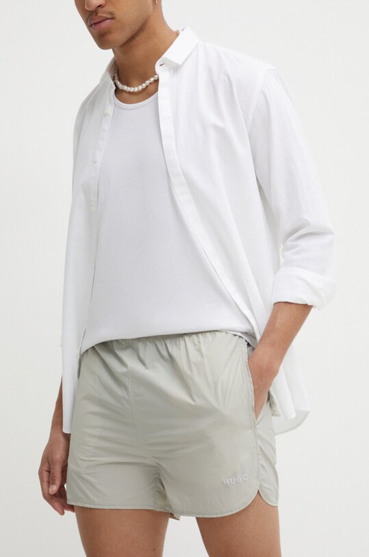 Шорти HUGO тканина сірий 50511160