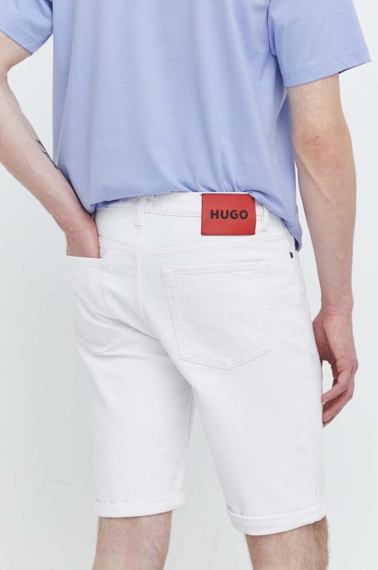 Odzież HUGO szorty jeansowe 50511306 biały