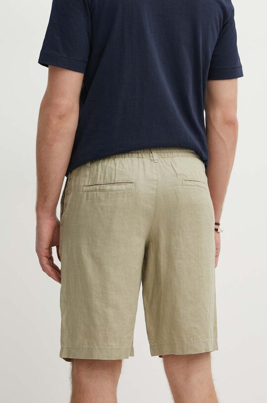 Îmbrăcăminte United Colors of Benetton pantaloni scurti din in 4AGH59578 verde