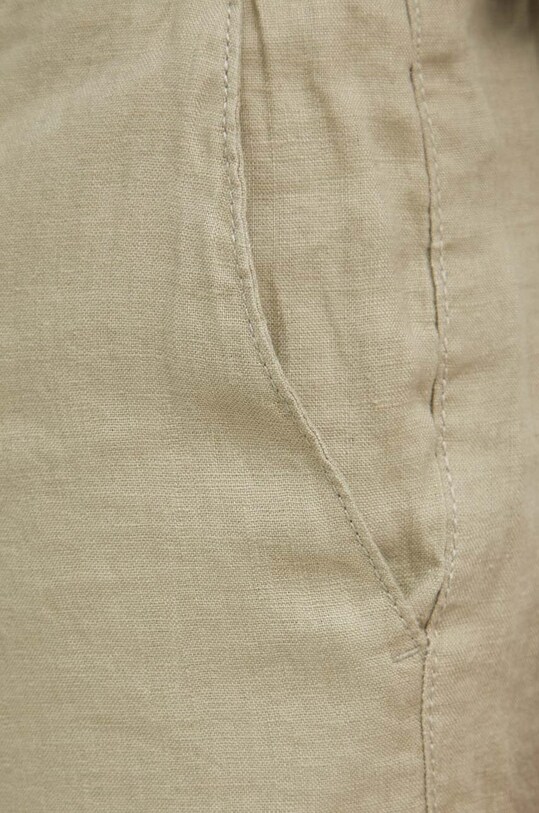 United Colors of Benetton pantaloni scurti din in verde 4AGH59578