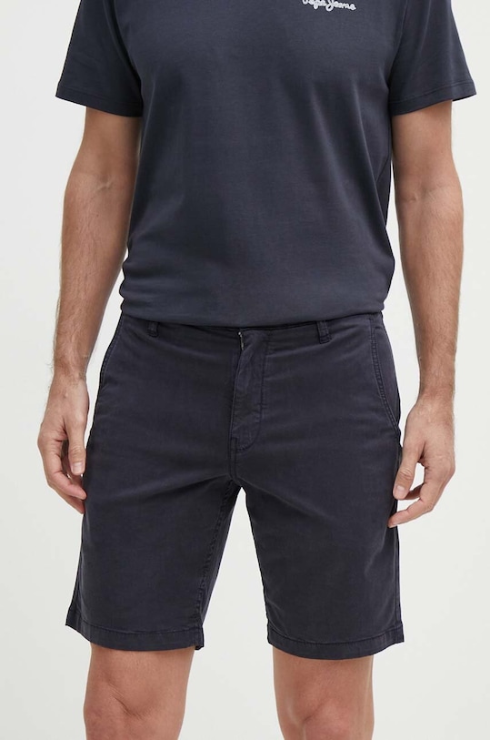 Kratke hlače Guess ANGELS bez uzorka mornarsko plava M4GD13.WG3OA