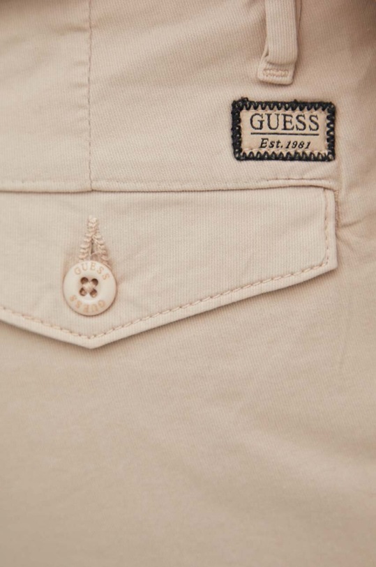 Guess szorty NOAH M4GD14.WG3QA beżowy