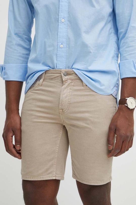 Kratke hlače Guess ANGELS s elastinom bež M4GD03.WG3MA