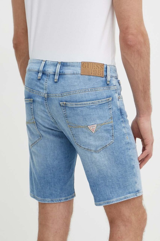 Odzież Guess szorty jeansowe ANGELS M4GD03.D4Z25 niebieski