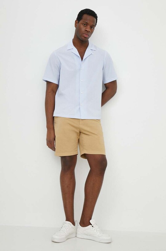 North Sails pantaloni scurti 673097 bej SS24