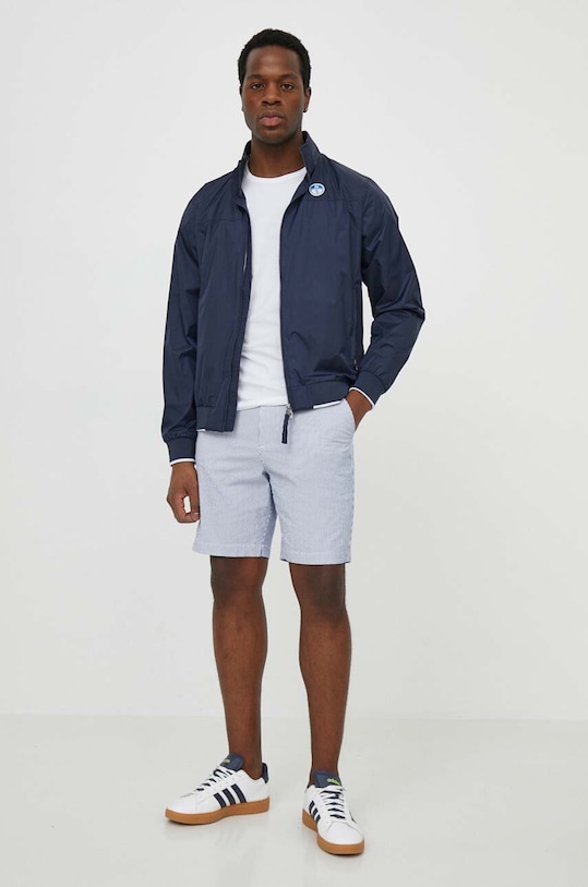 North Sails pantaloni scurti panza albastru 673108