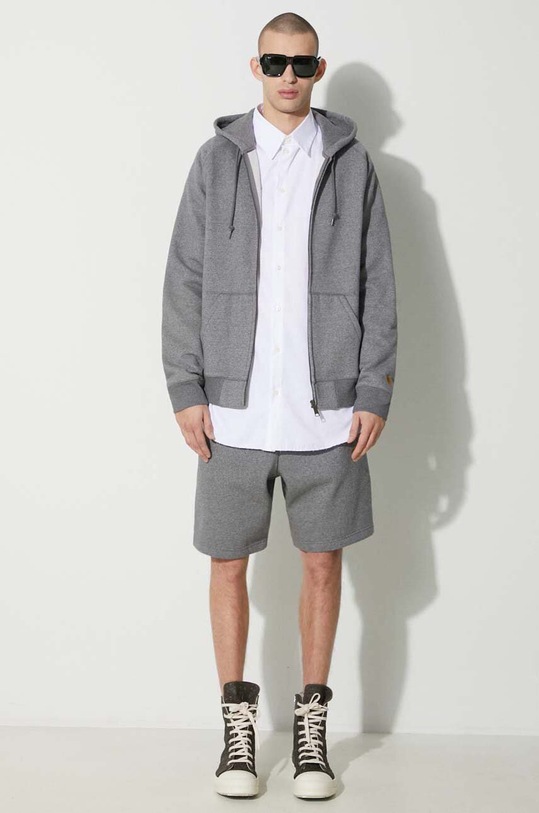 Carhartt WIP shorts Chase Sweat Short I033669.00CXX gray SS24