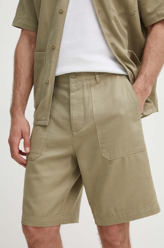 Σορτς United Colors of Benetton ύφασμα πράσινο 48TYUF04C