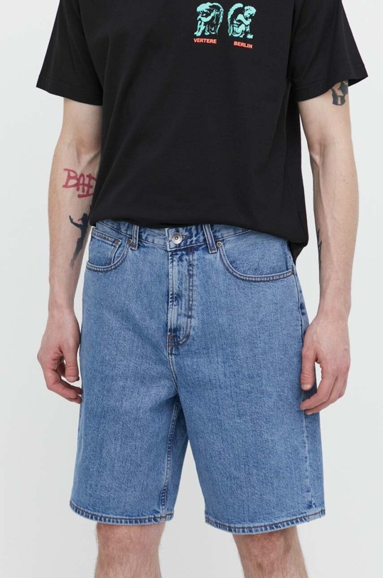 Quiksilver szorty jeansowe jeans niebieski AQYDS03000