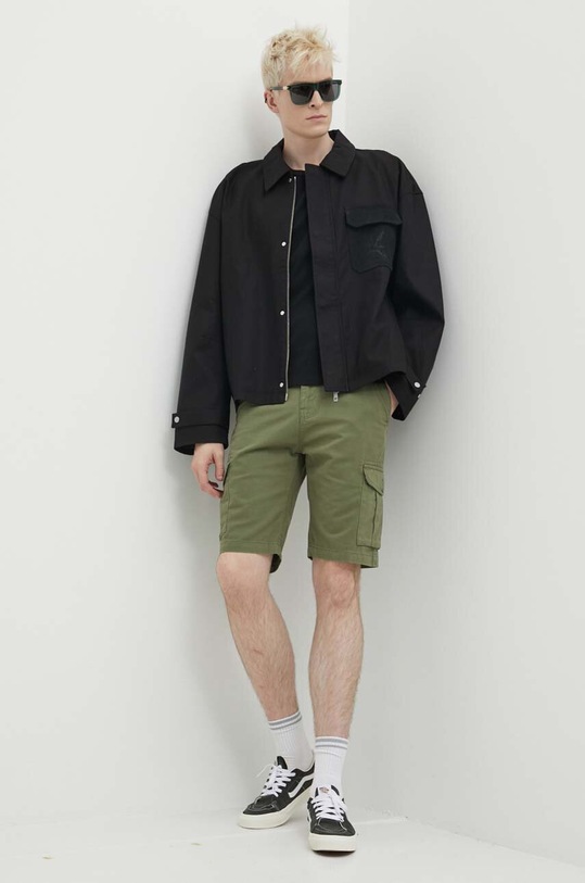 Хлопковые шорты Quiksilver AQYWS03238 зелёный SS24