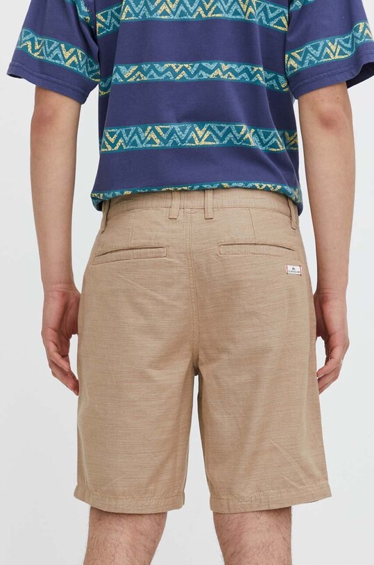 Odzież Quiksilver szorty bawełniane EQYWS03862 beżowy