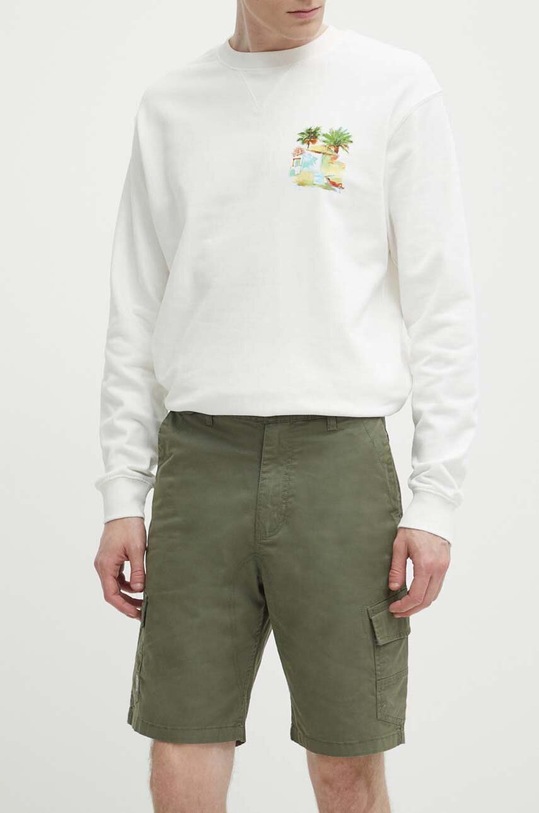 Kraťasy Quiksilver látka zelená EQYWS03861