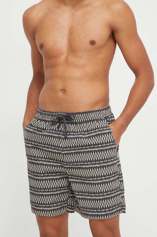 Σορτς Quiksilver με μοτίβο μπεζ AQYWS03234