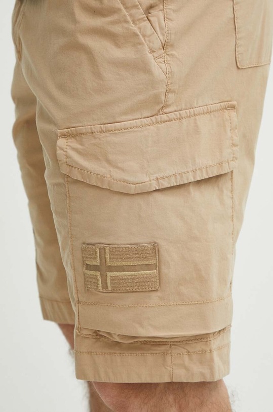 Napapijri pantaloni scurti N-Horton bej NP0A4HOSN1E1