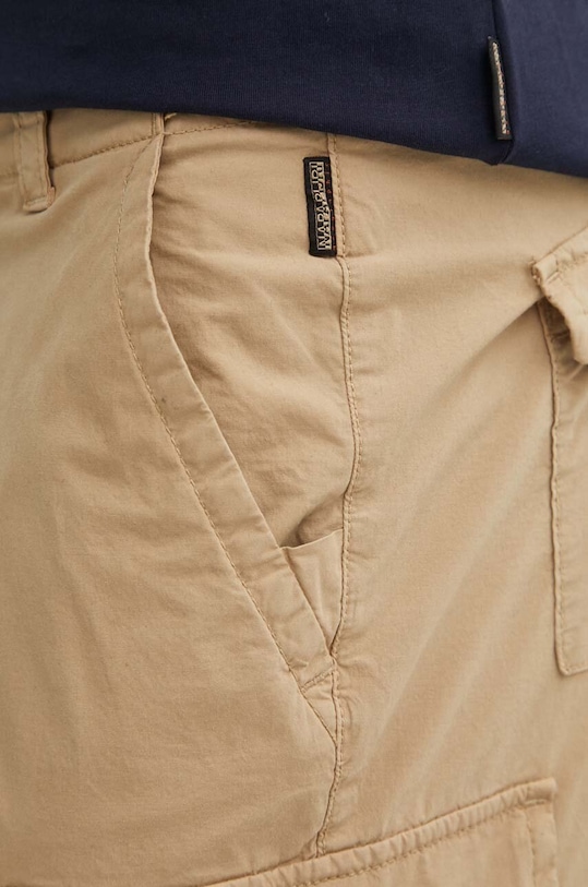 Napapijri pantaloni scurti N-Horton NP0A4HOSN1E1 bej