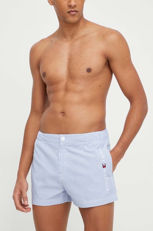 Tommy Hilfiger szorty kąpielowe Planet friendly niebieski UM0UM03209