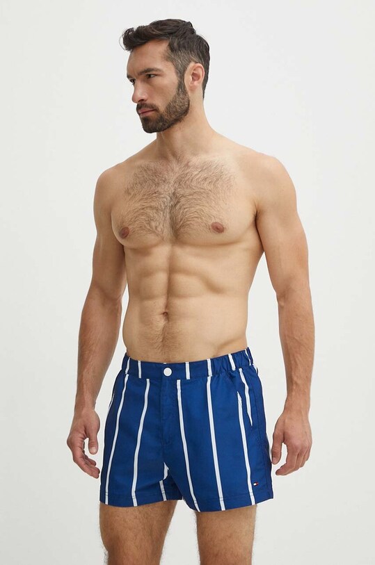 Plavkové šortky Tommy Hilfiger UM0UM03252 tmavomodrá SS24