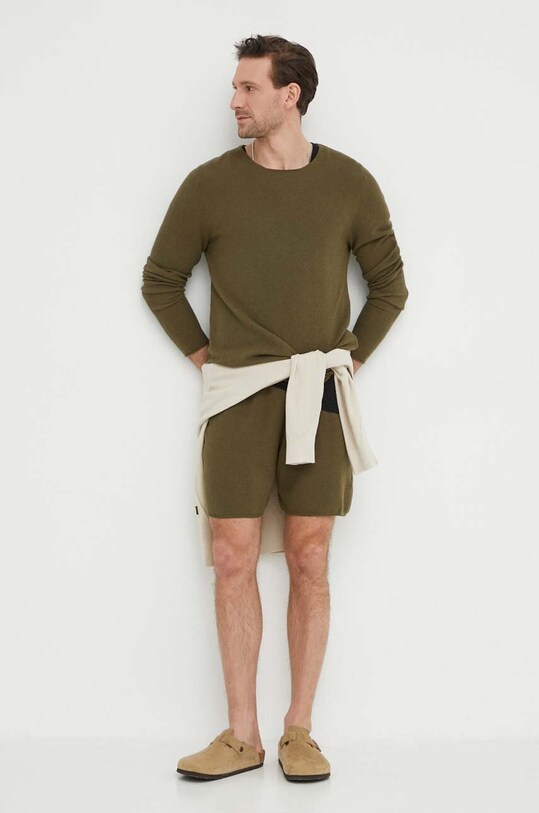 Шорти American Vintage MMARC09BE24 зелений SS24