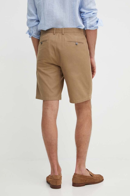 Îmbrăcăminte Sisley pantaloni scurti din bumbac 4WMDS900N maro