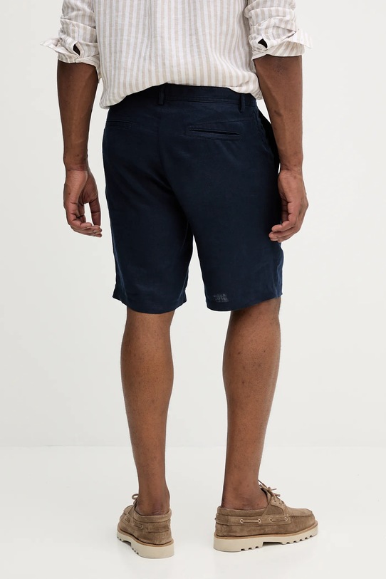 Oblačila Lanene kratke hlače Sisley 4AGHS9010 mornarsko modra