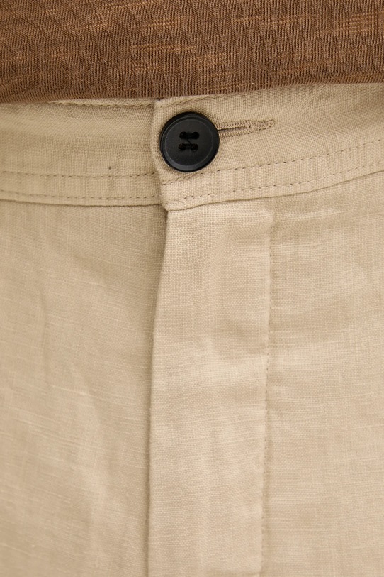 Sisley vászon rövidnadrág bézs 4AGHS9010