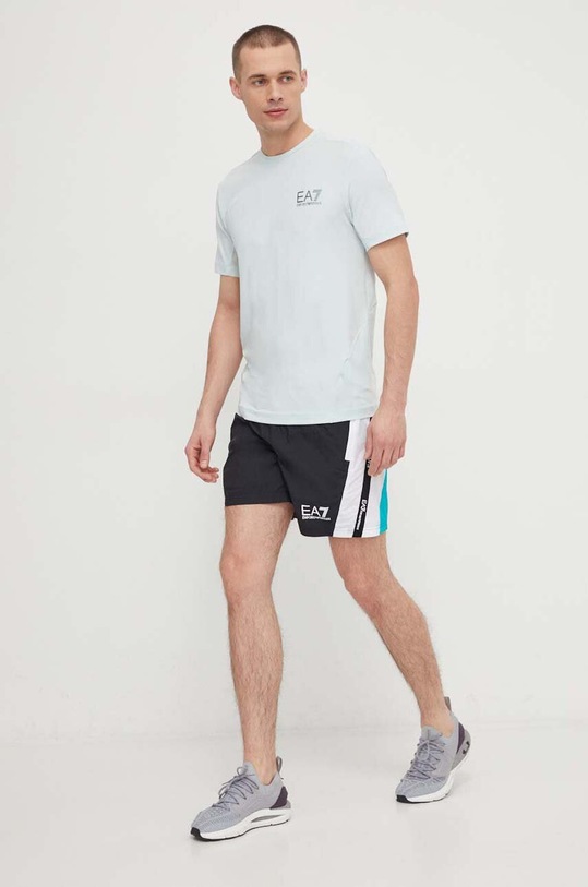 EA7 Emporio Armani szorty PNDOZ.3DPS65.1200 czarny SS24