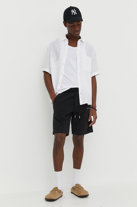Βαμβακερό σορτσάκι Marc O'Polo 423407717012 μαύρο SS24