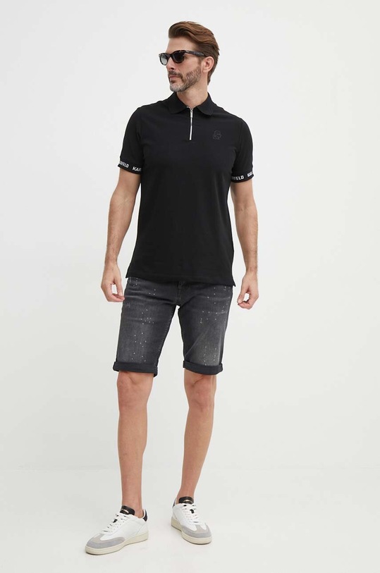 Джинсові шорти Karl Lagerfeld 542832.265820 чорний SS24