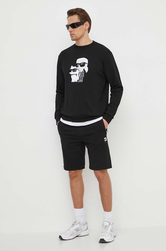 Karl Lagerfeld pantaloni scurți 542900.705032 negru SS24
