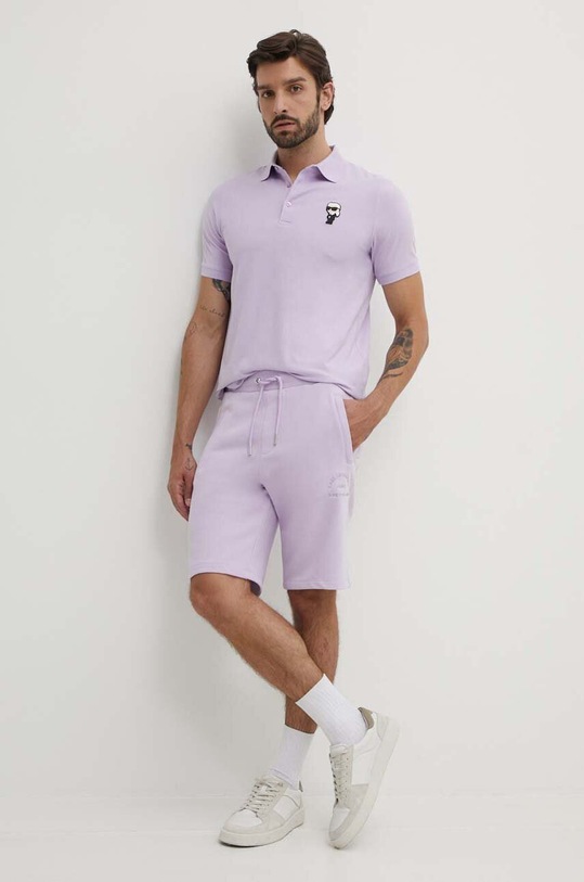 Шорти Karl Lagerfeld 542900.705037 фіолетовий SS24