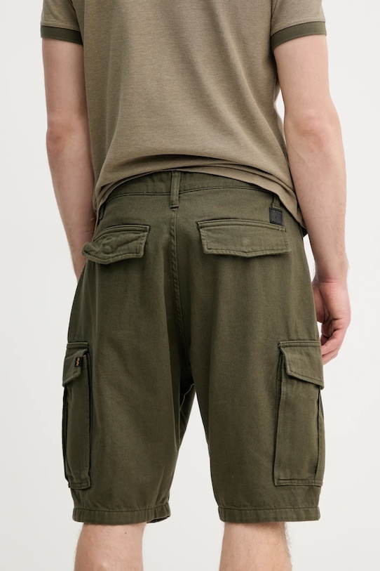 Oblečení Bavlněné riflové kraťasy Alpha Industries Aircraft 146250. zelená