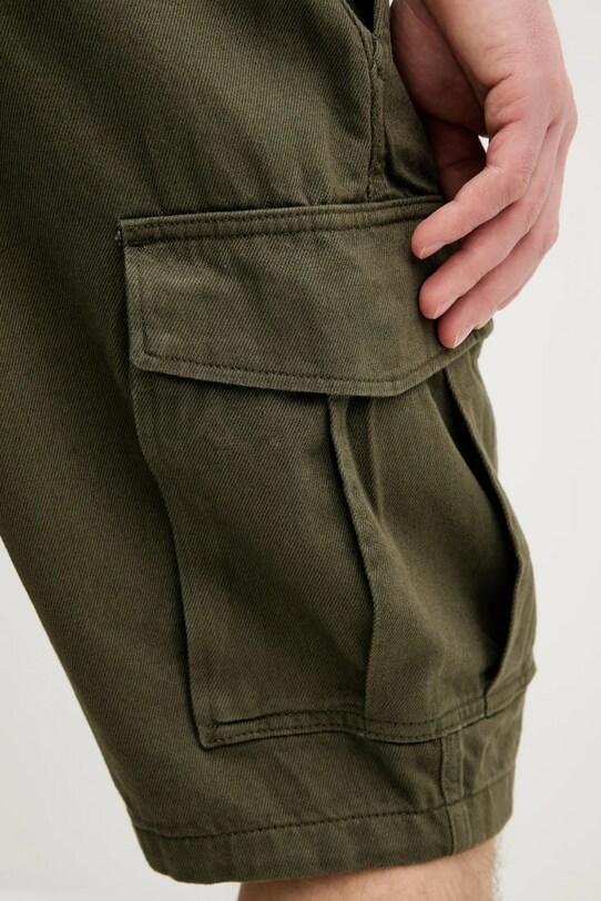 Alpha Industries pantaloni scurti din bumbac Aircraft verde 146250.