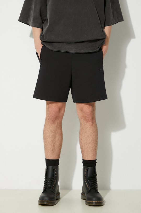 Kratke hlače Alpha Industries Essentials RL sitni uzorak crna 146363