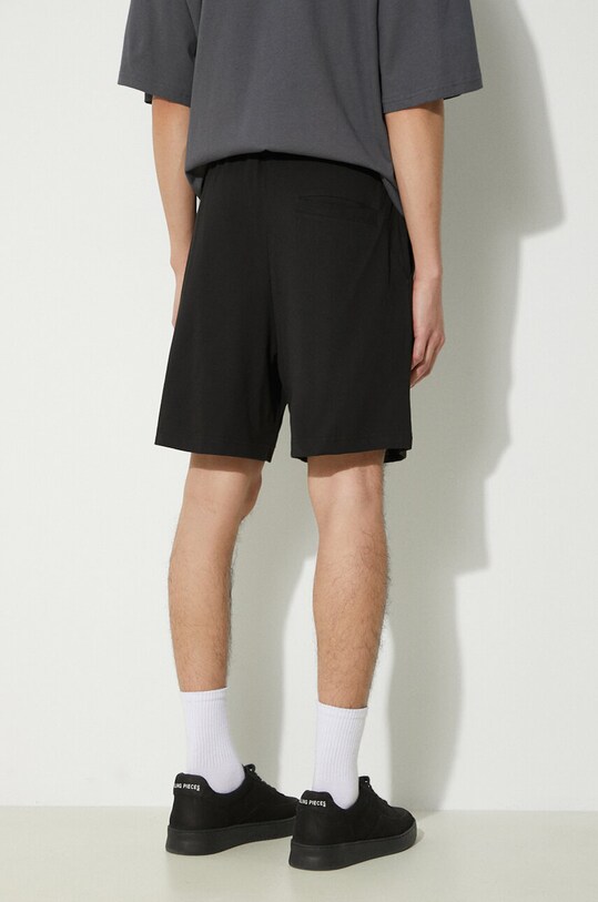 Дрехи Памучен къс панталон Alpha Industries Flock Logo 146366 черен