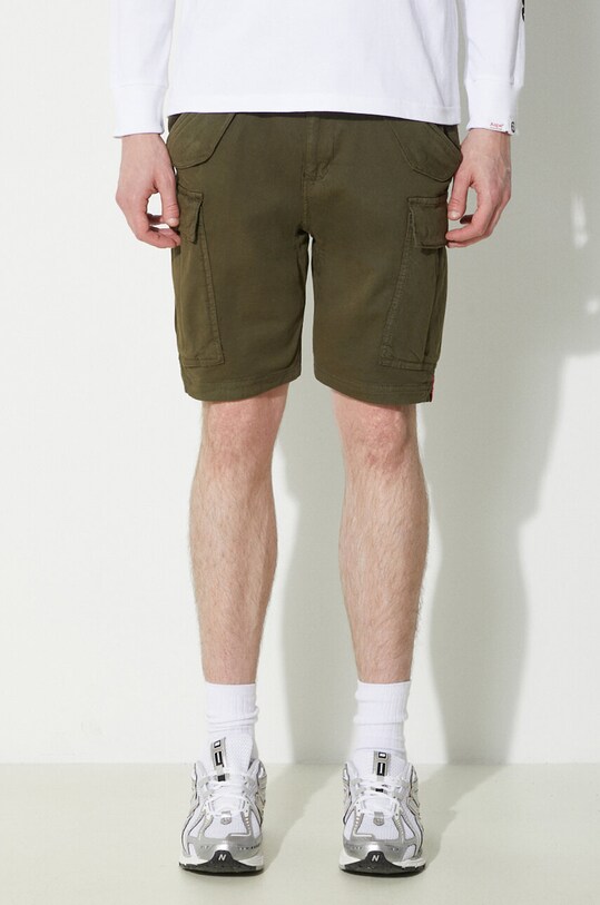Шорты Alpha Industries Airman зелёный 116211
