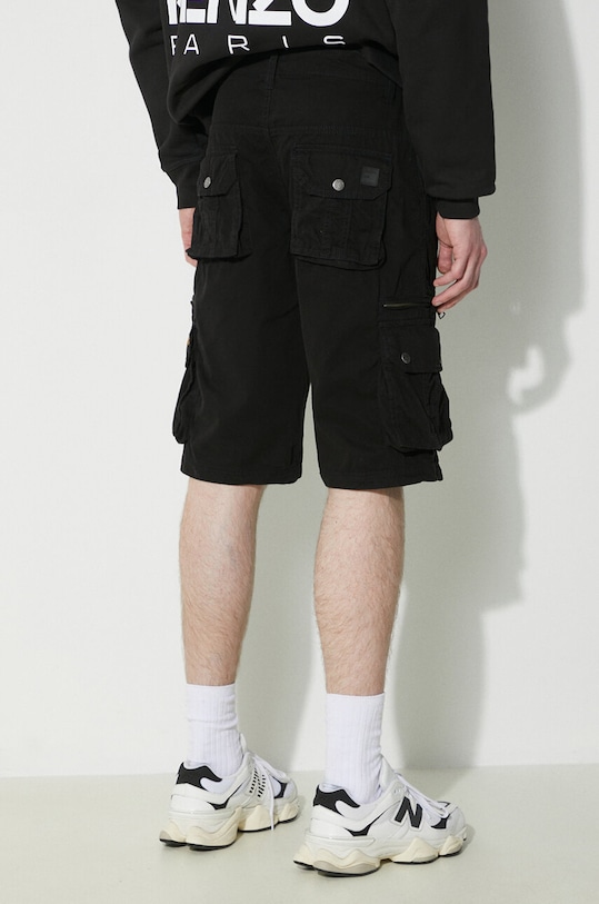 Îmbrăcăminte Alpha Industries pantaloni scurti din bumbac 136250 negru